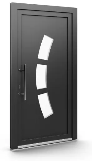 Porte d’entrée EL-119, série Contemporaine, anthracite