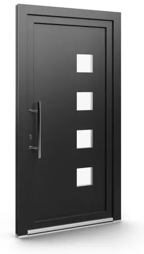 Porte d’entrée EL-122, série Contemporaine, anthracite