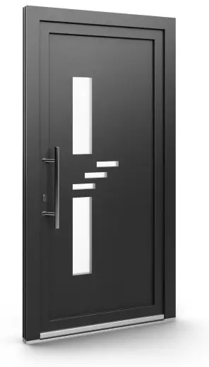 Porte d’entrée EL-126, série Contemporaine, anthracite