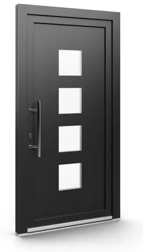 Porte d’entrée EL-131, série Contemporaine, anthracite
