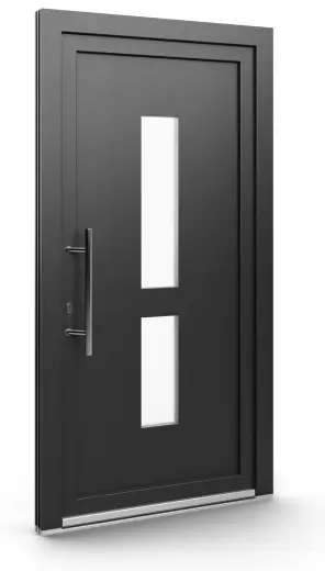 Porte d’entrée EL-136, série Contemporaine, anthracite