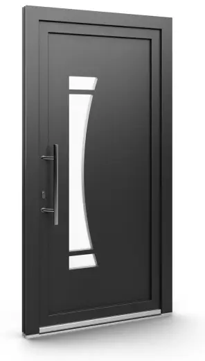 Porte d’entrée EL-138, série Contemporaine, anthracite