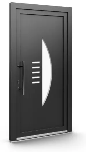 Porte d’entrée EL-139, série Contemporaine, anthracite