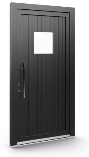 Porte d’entrée EL-141, série Contemporaine, anthracite