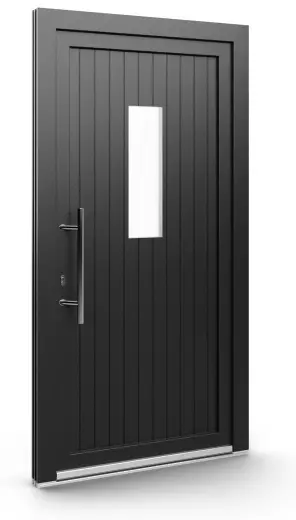 Porte d’entrée EL-143, série Contemporaine, anthracite