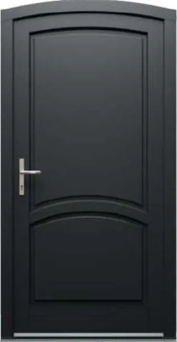 Porte d’entrée RV9, série Vintage, pin, peinture anthracite