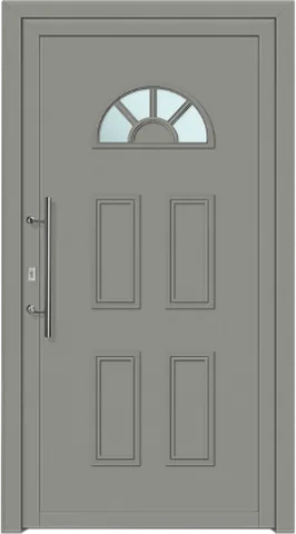 Porte d’entrée SK-5, série Classique, gris basalte