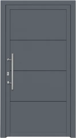 Porte d’entrée SN-230, série Moderne, gris anthracite