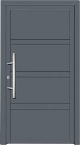 Porte d’entrée SN-260, série Moderne, gris anthracite