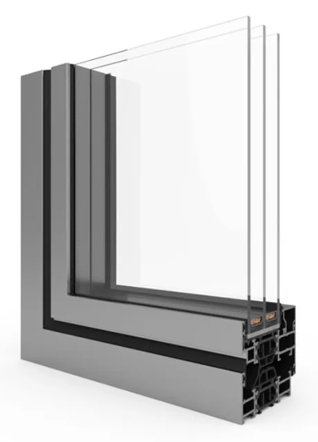 Coupe d’angle du profilé Aliplast MaxLight